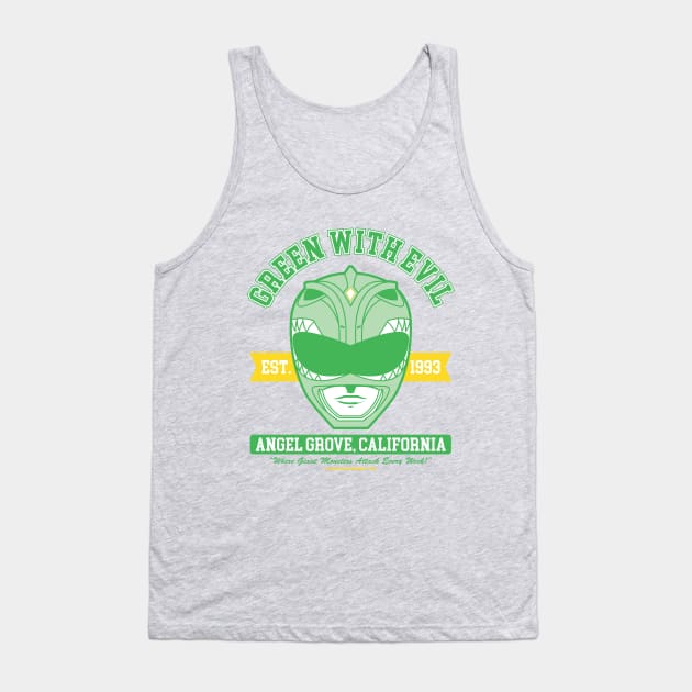 Green With Evil Tank Top by MoustacheRoboto